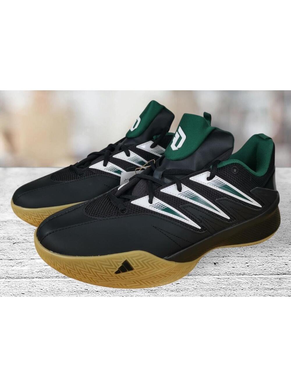 adidas Dame Certified 3 Black /Green Men Basketball Shoes Size 11.5‎ NEW